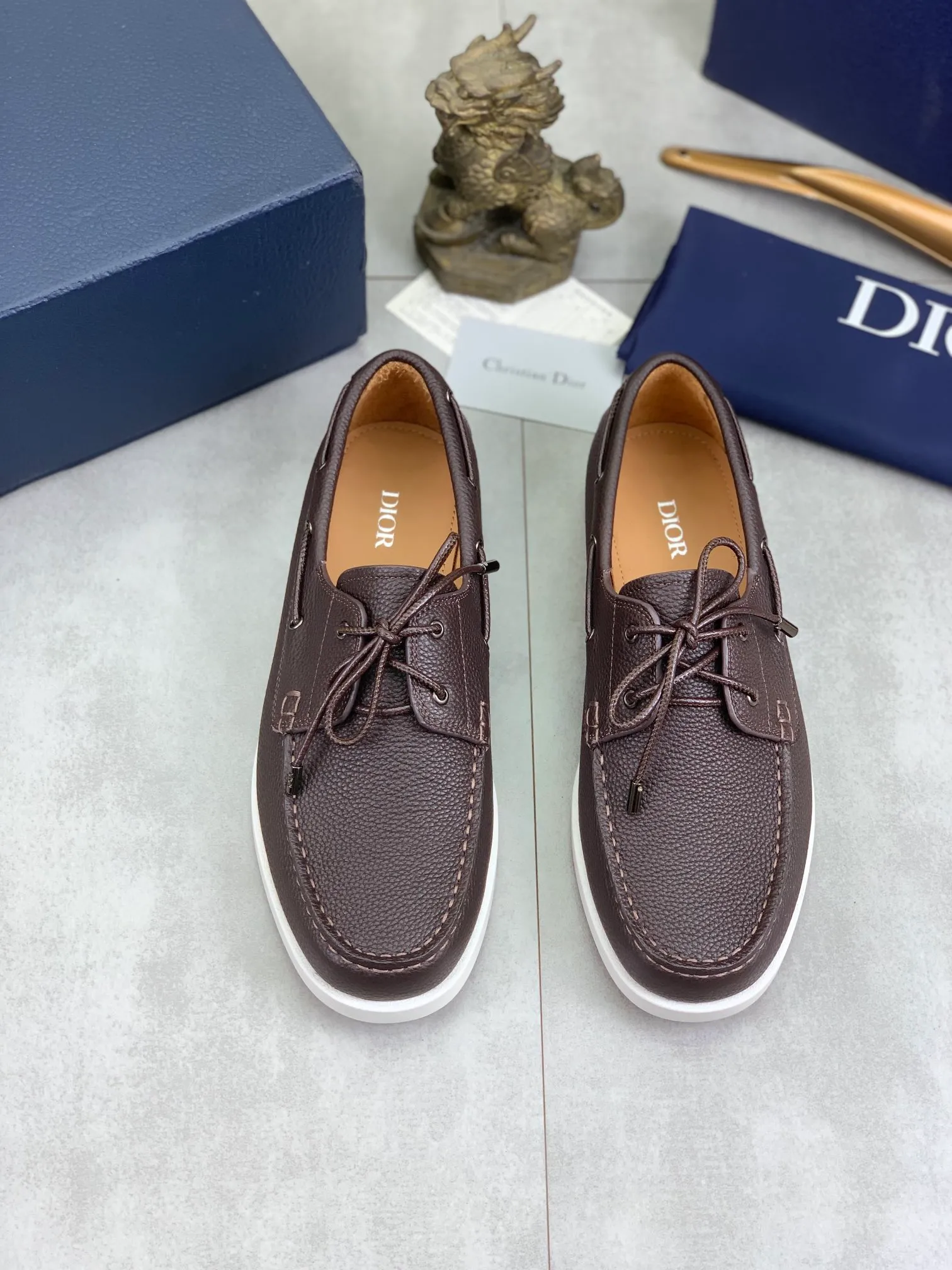 Men's shoes 💰P542 New 💰Higher version 💎💎💎Dior original 1:1 replica! Top Italian purchasing agent! Men's business casual leather shoes, original imported calfskin upper, ultimate texture, gentleman style, imported water-dyed cowhide inside, top-quality original Italian rubber outsole, first-class workmanship, top quality! Size: 39-44 (38 45 customized) 4️⃣ colors available